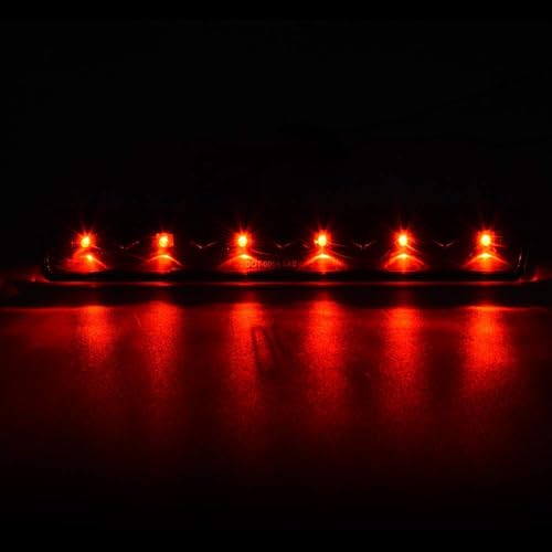 G-PLUS Black Housing Smoke Lens LED Truck Cap Third Brake Light