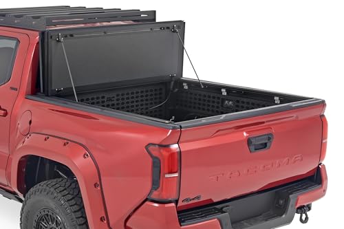 Rough Country Aluminum Tri-Fold Tonneau Cover for 2024-2025 Toyota Tacoma, 5' Bed