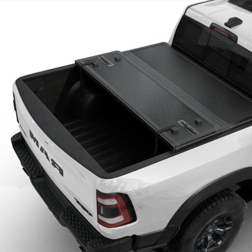 Hard Folding Truck Bed Cover for 2009-2025 Dodge Ram 1500 5'7" Bed