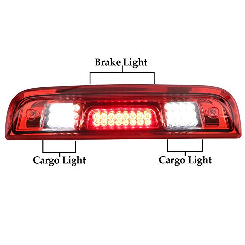 Tresound Red LED Third Brake Light for 2014-2018 Chevy Silverado/GMC Sierra